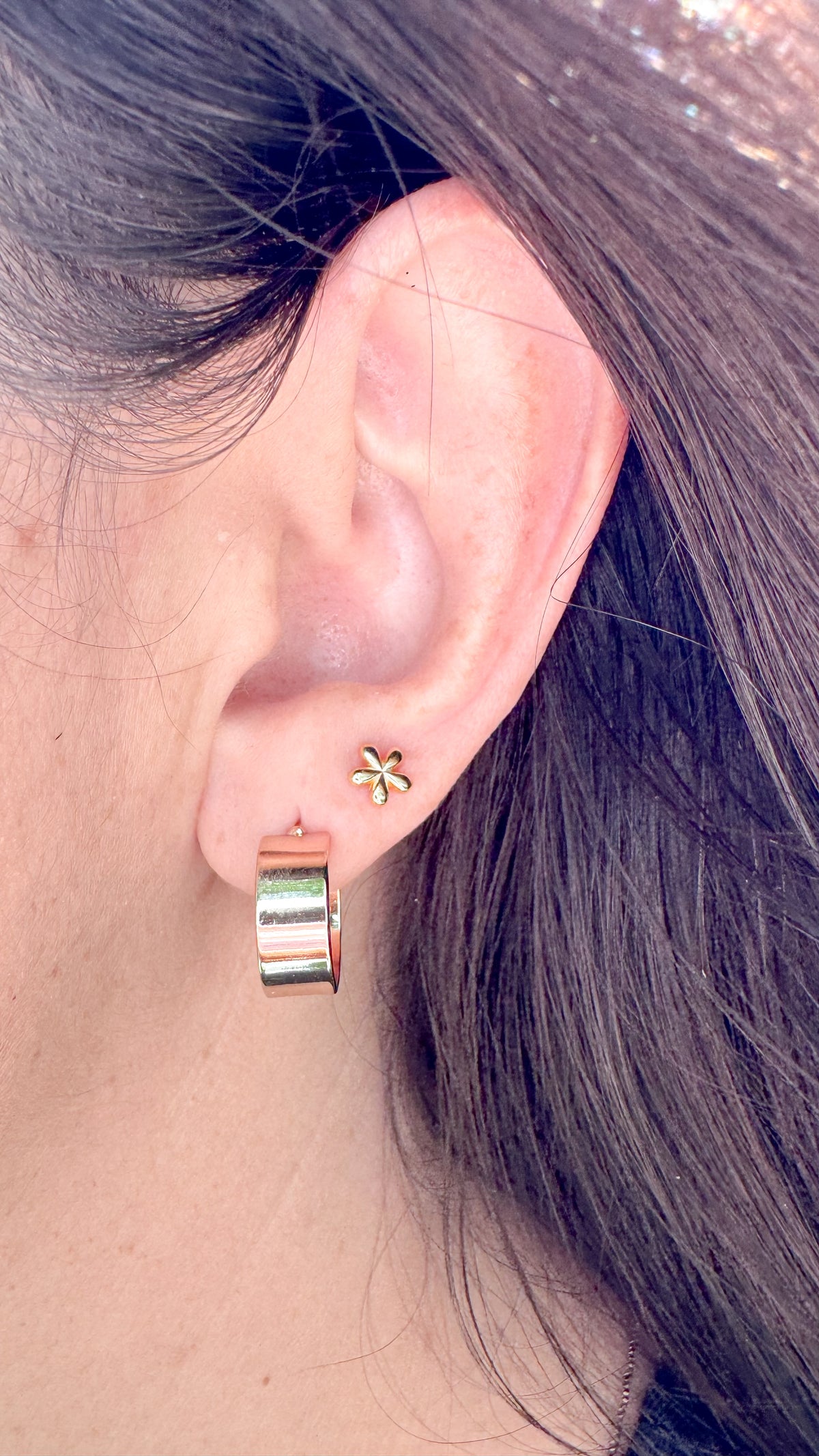 14k Gold Filled Floral Studs
