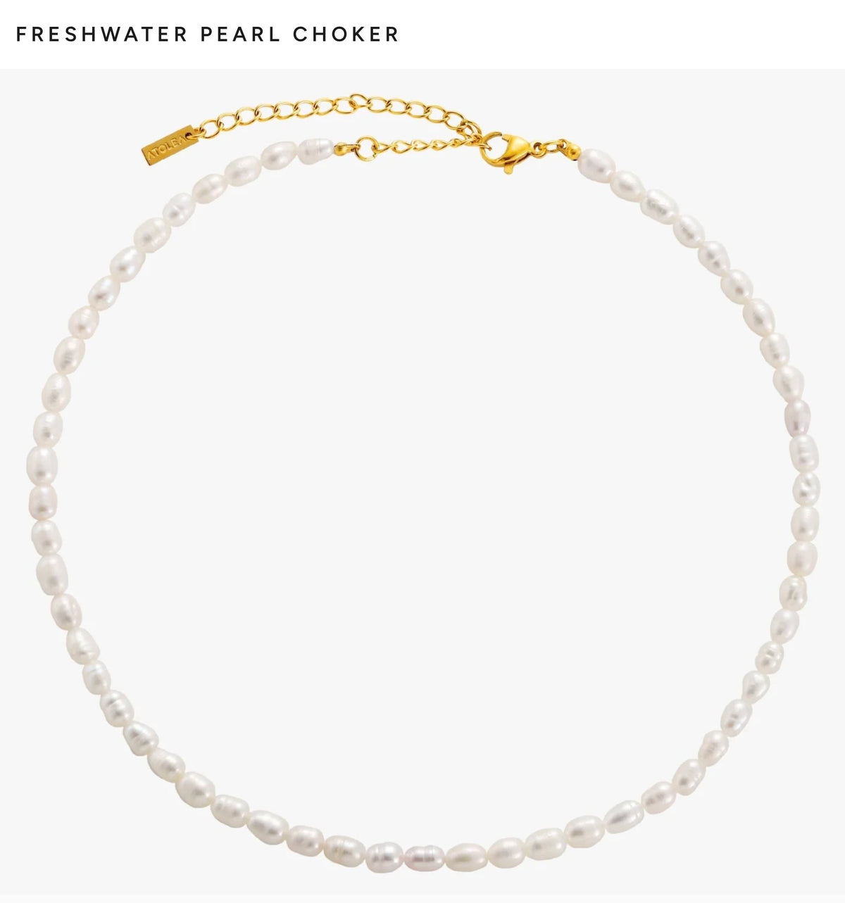 Atolea Freshwater Pearl Choker