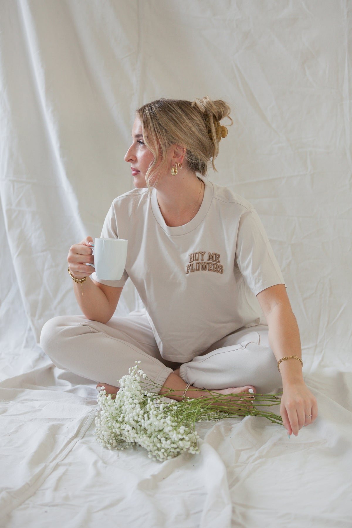 Buy Me Flowers - Relaxed Track Pants