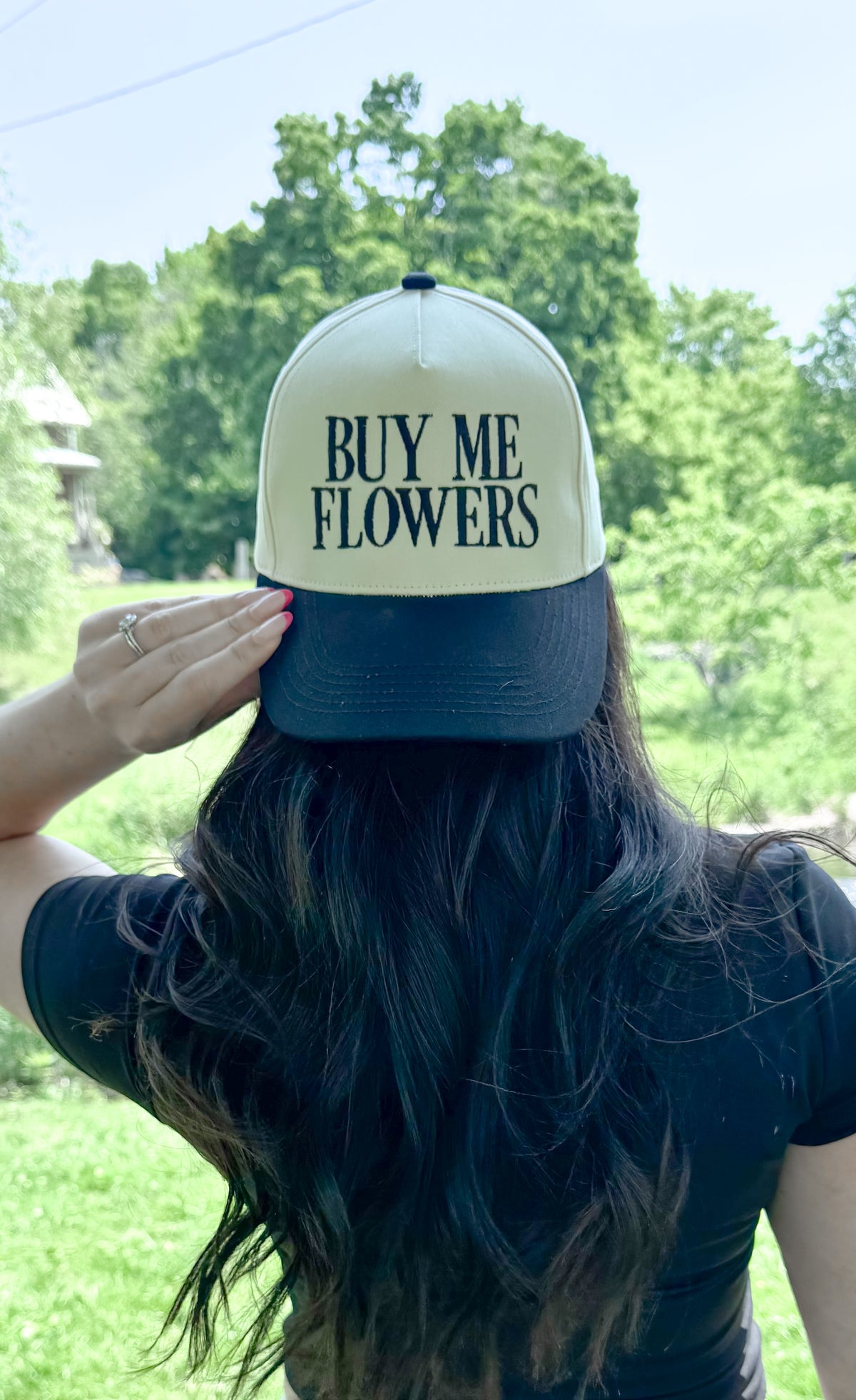 "Buy me Flowers" Hat