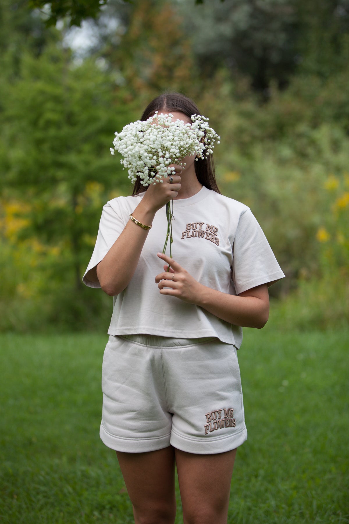 Buy Me Flowers - Cropped Tee